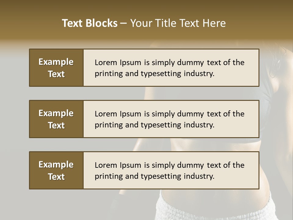 Gym Train Lifestyle PowerPoint Template