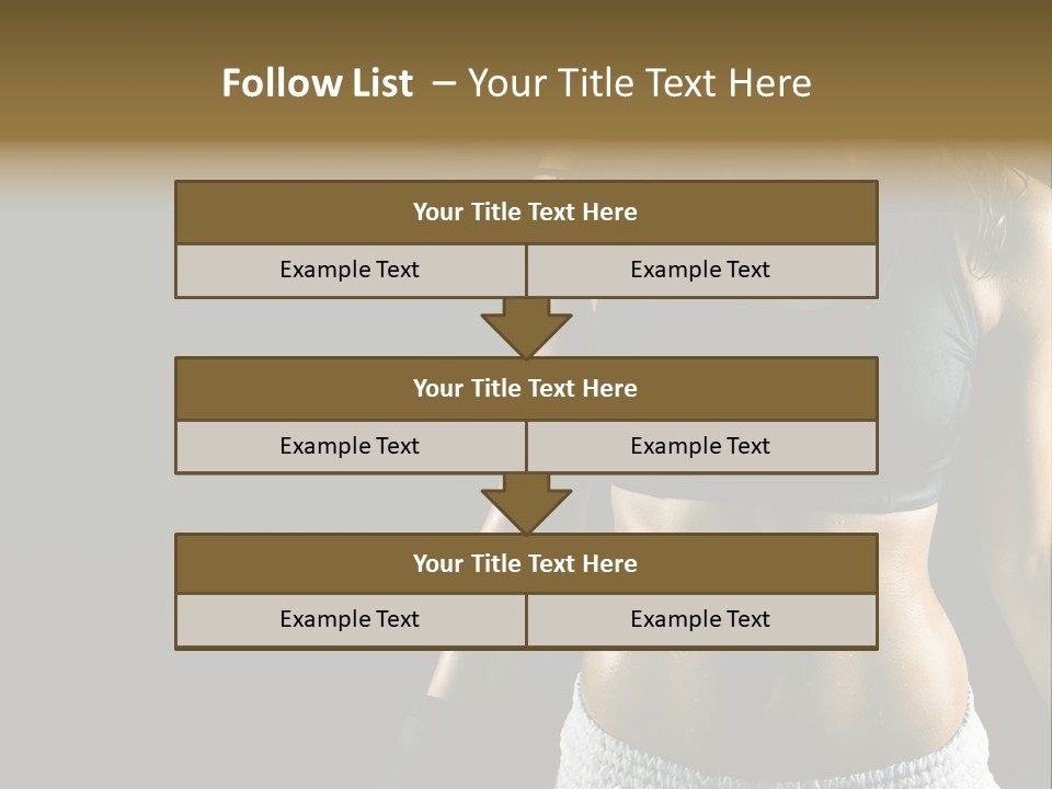 Gym Train Lifestyle PowerPoint Template