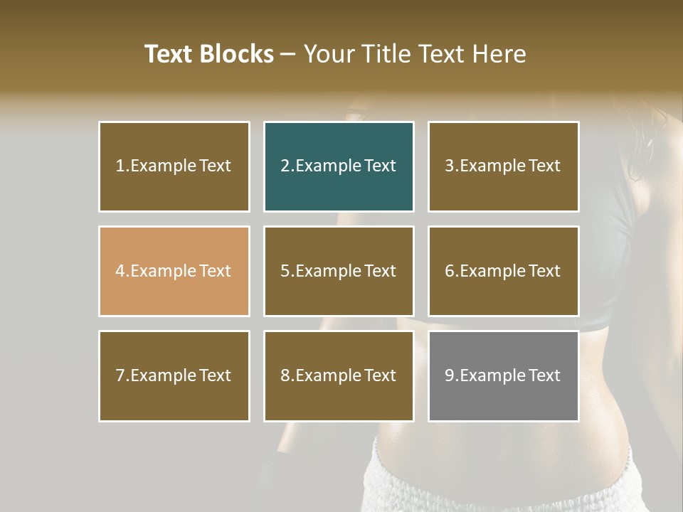 Gym Train Lifestyle PowerPoint Template