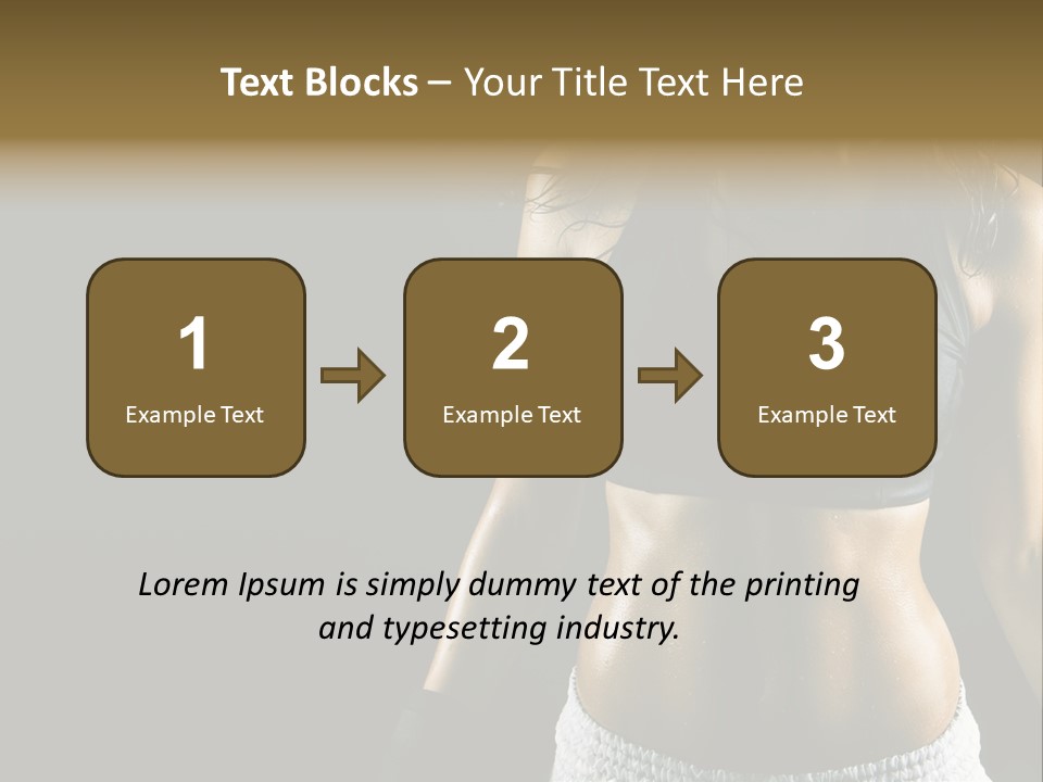 Gym Train Lifestyle PowerPoint Template