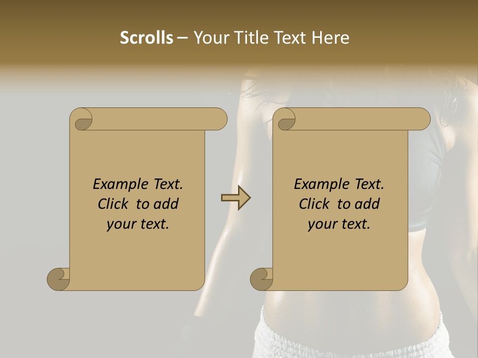 Gym Train Lifestyle PowerPoint Template