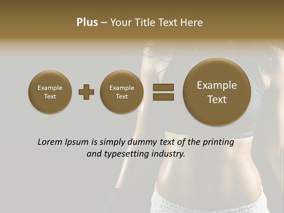 Gym Train Lifestyle PowerPoint Template
