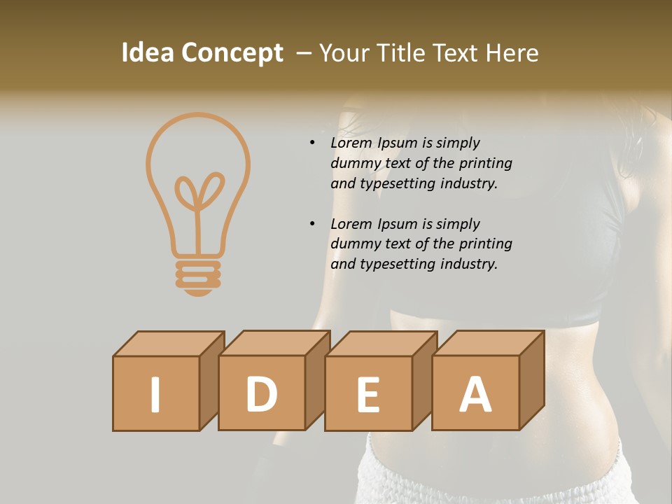 Gym Train Lifestyle PowerPoint Template