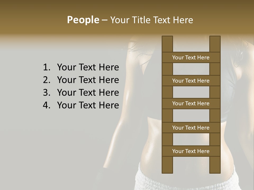 Gym Train Lifestyle PowerPoint Template