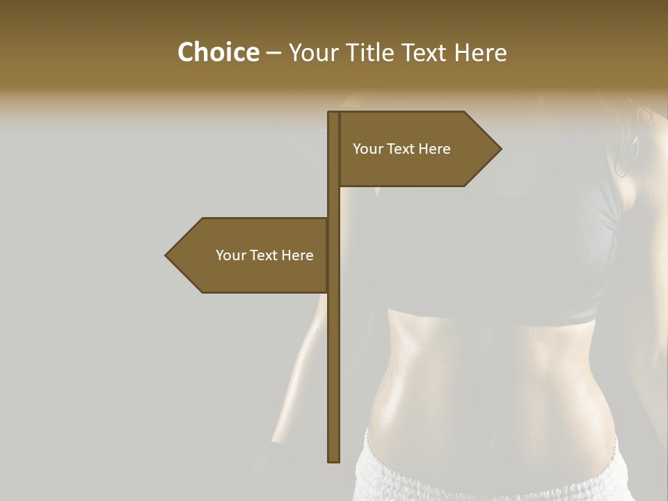 Gym Train Lifestyle PowerPoint Template