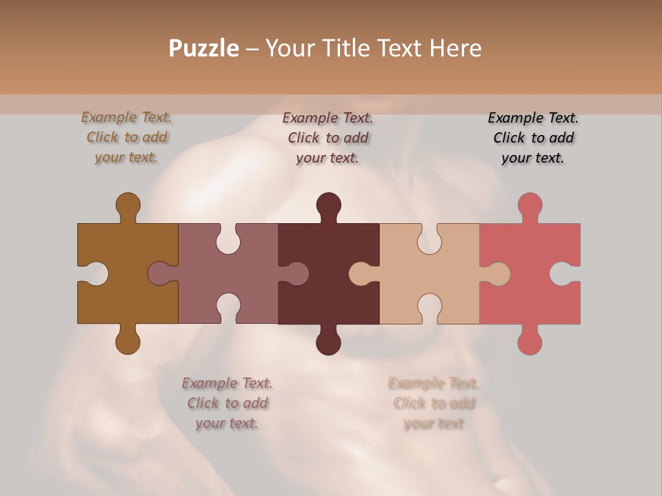 Bodybuilding Guy Power PowerPoint Template