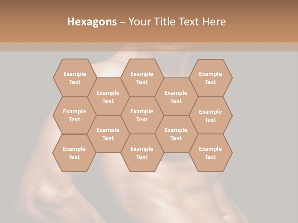 Bodybuilding Guy Power PowerPoint Template