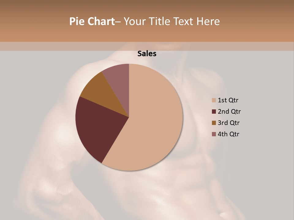 Bodybuilding Guy Power PowerPoint Template