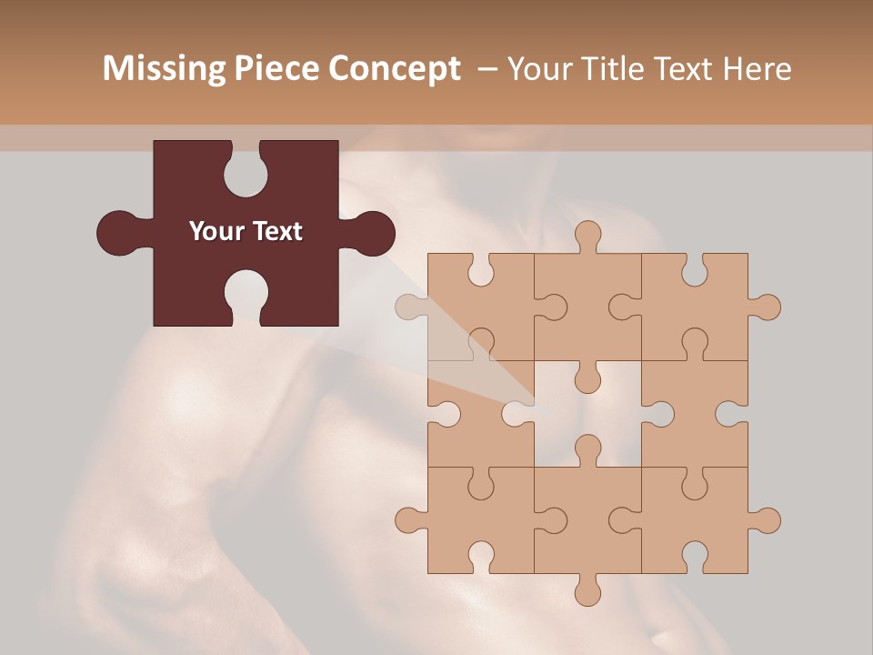 Bodybuilding Guy Power PowerPoint Template