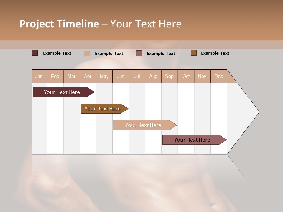 Bodybuilding Guy Power PowerPoint Template