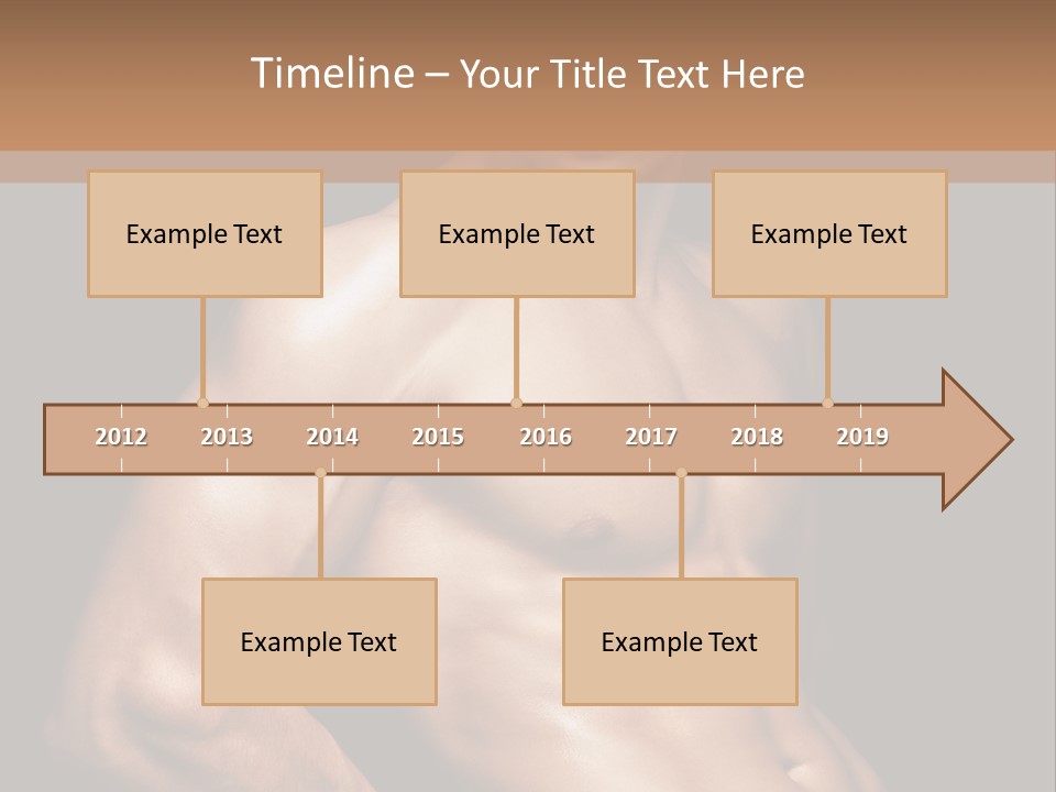 Bodybuilding Guy Power PowerPoint Template