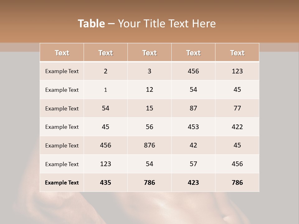 Bodybuilding Guy Power PowerPoint Template