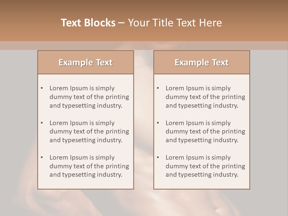 Bodybuilding Guy Power PowerPoint Template