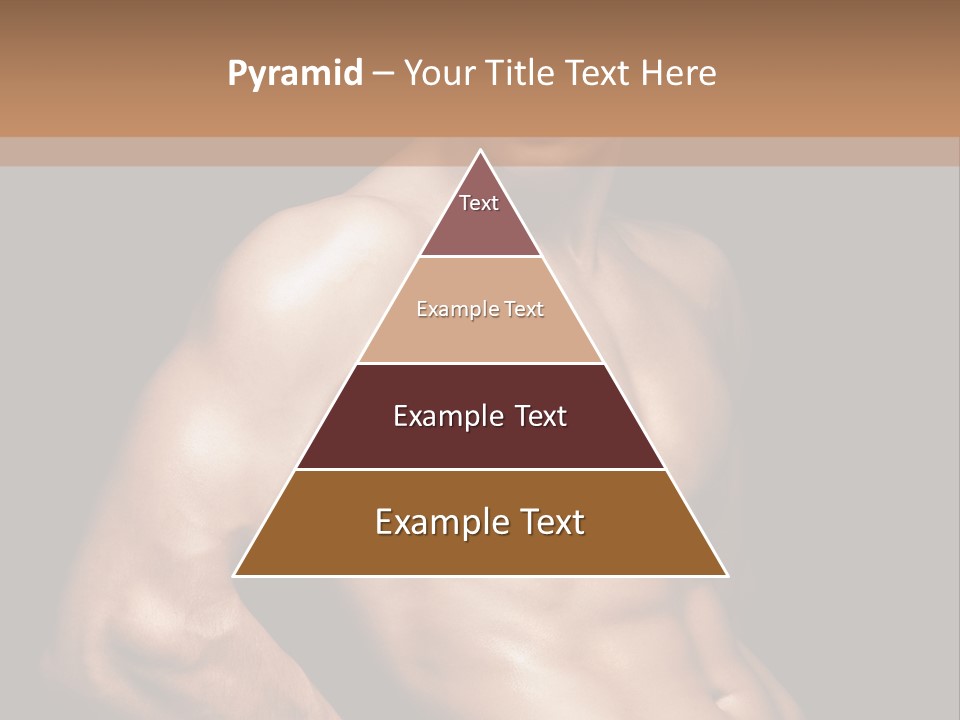 Bodybuilding Guy Power PowerPoint Template