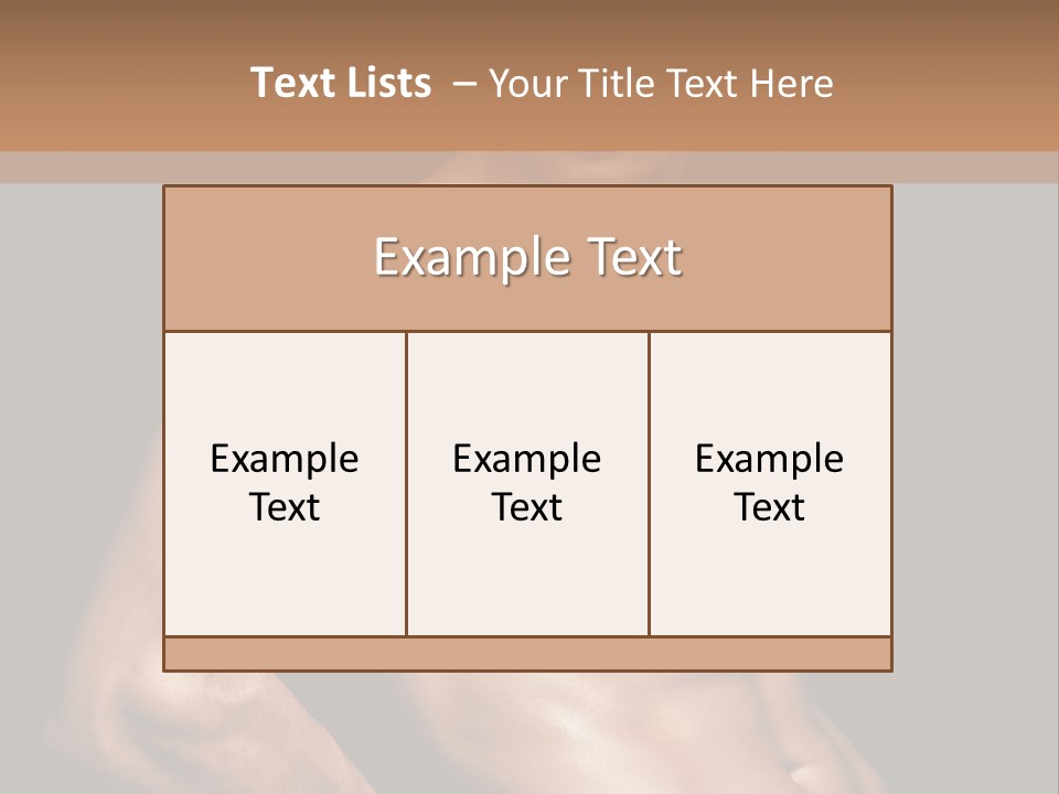 Bodybuilding Guy Power PowerPoint Template