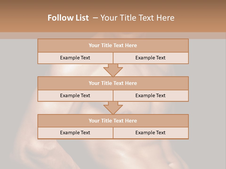 Bodybuilding Guy Power PowerPoint Template