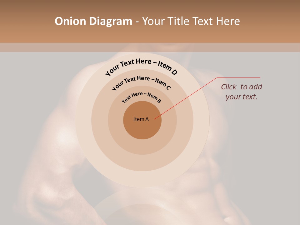 Bodybuilding Guy Power PowerPoint Template