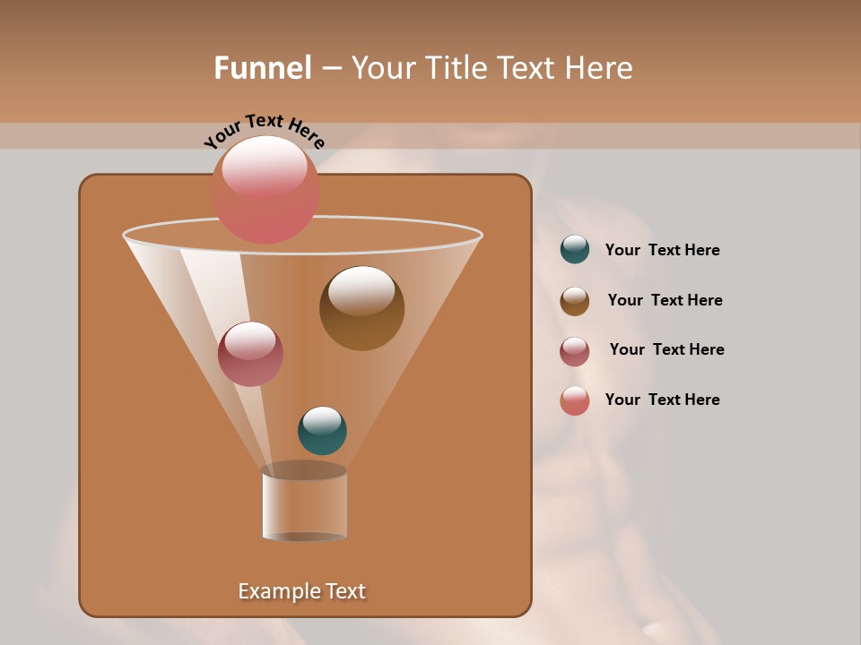 Bodybuilding Guy Power PowerPoint Template