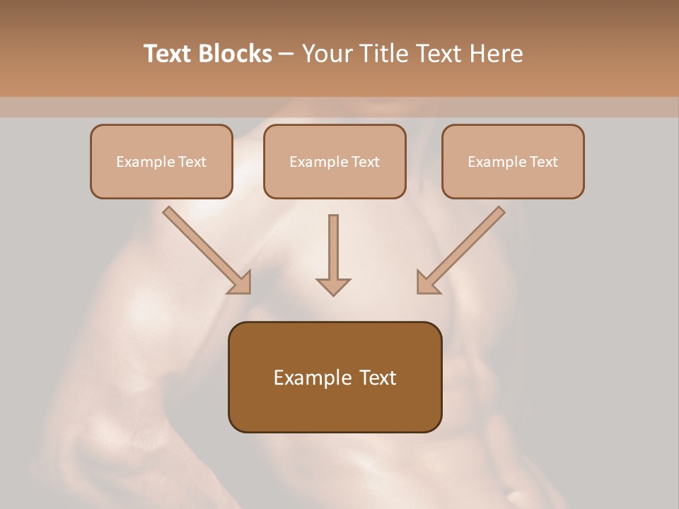 Bodybuilding Guy Power PowerPoint Template