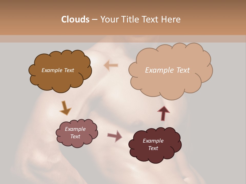 Bodybuilding Guy Power PowerPoint Template
