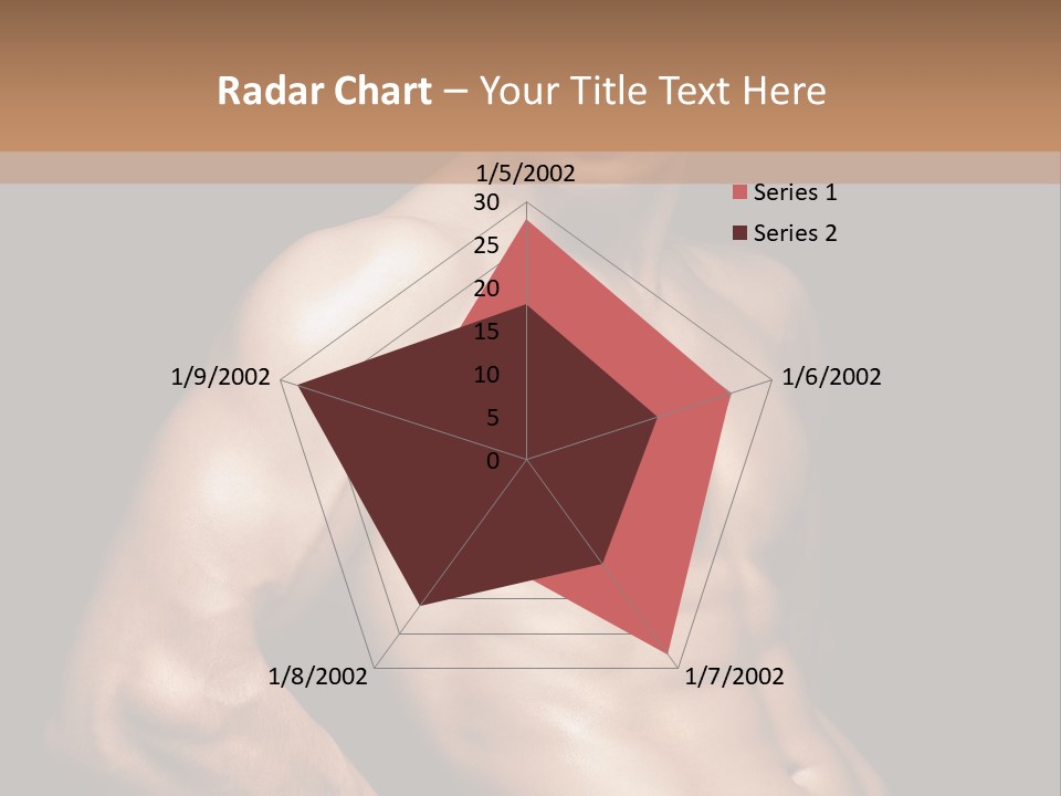 Bodybuilding Guy Power PowerPoint Template