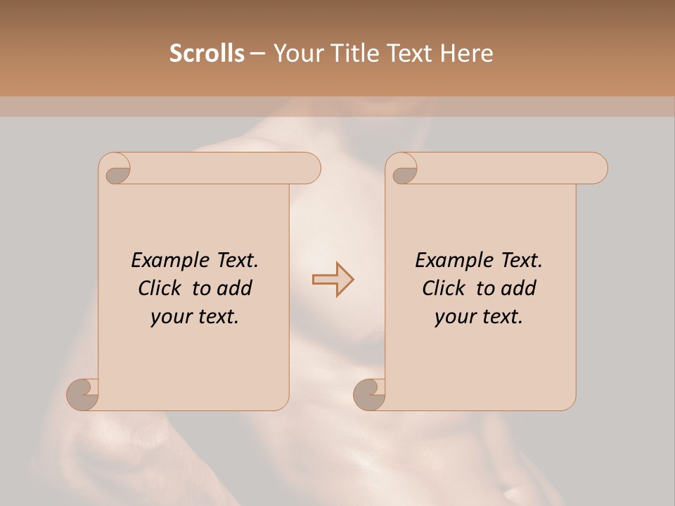 Bodybuilding Guy Power PowerPoint Template