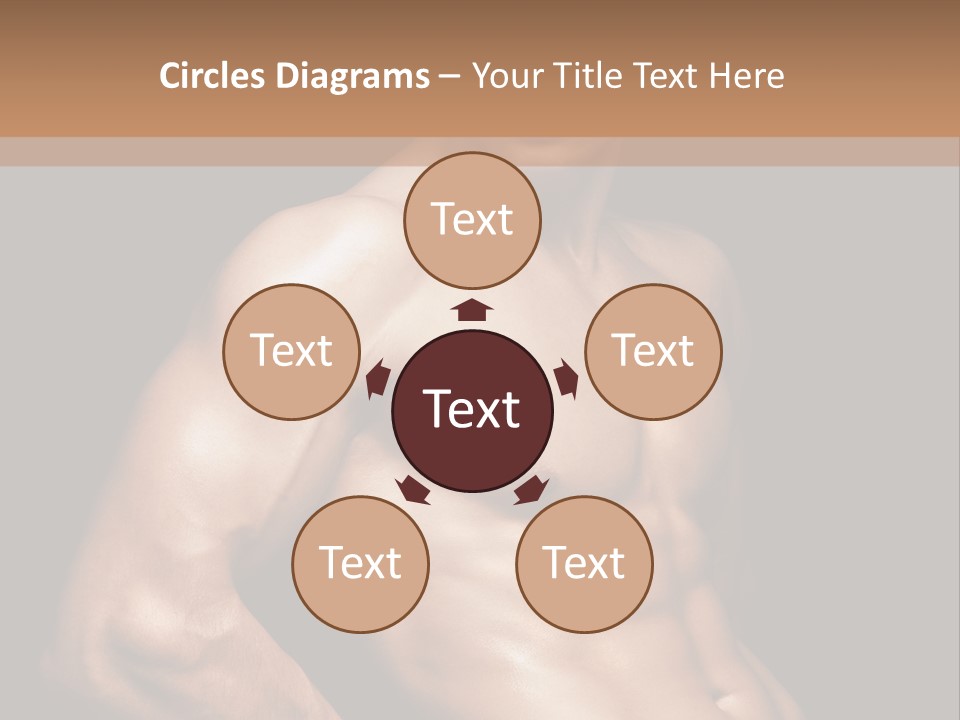 Bodybuilding Guy Power PowerPoint Template