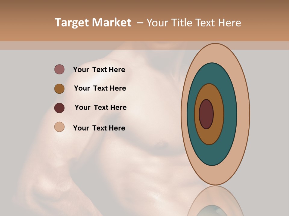 Bodybuilding Guy Power PowerPoint Template