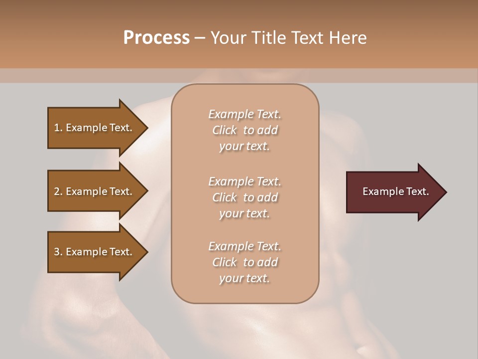 Bodybuilding Guy Power PowerPoint Template
