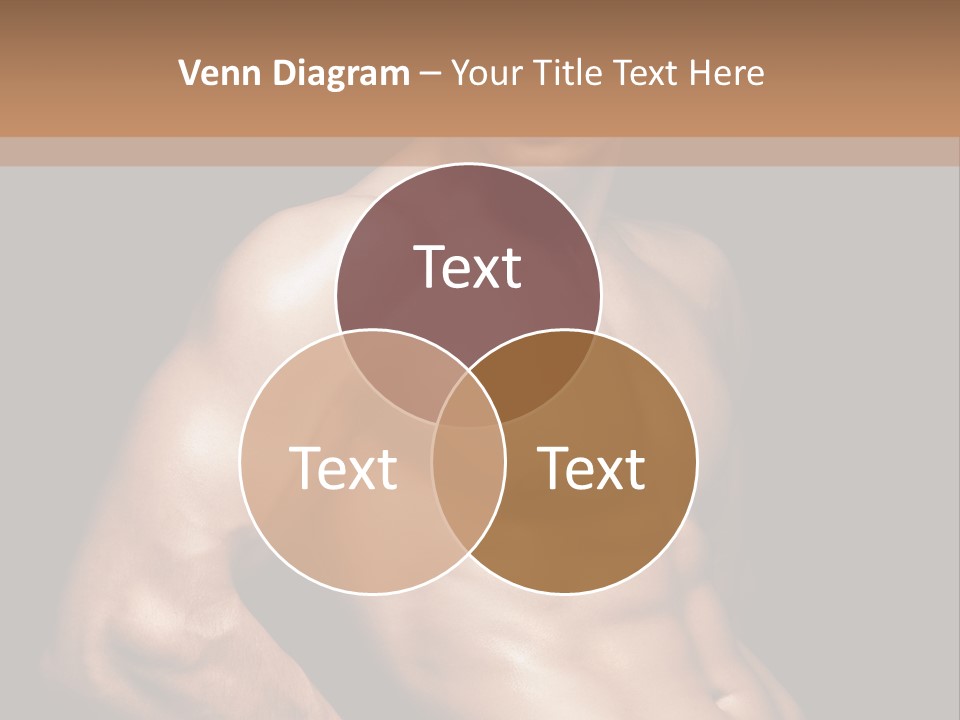 Bodybuilding Guy Power PowerPoint Template