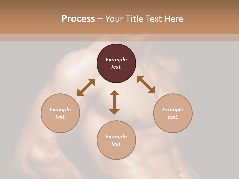 Bodybuilding Guy Power PowerPoint Template