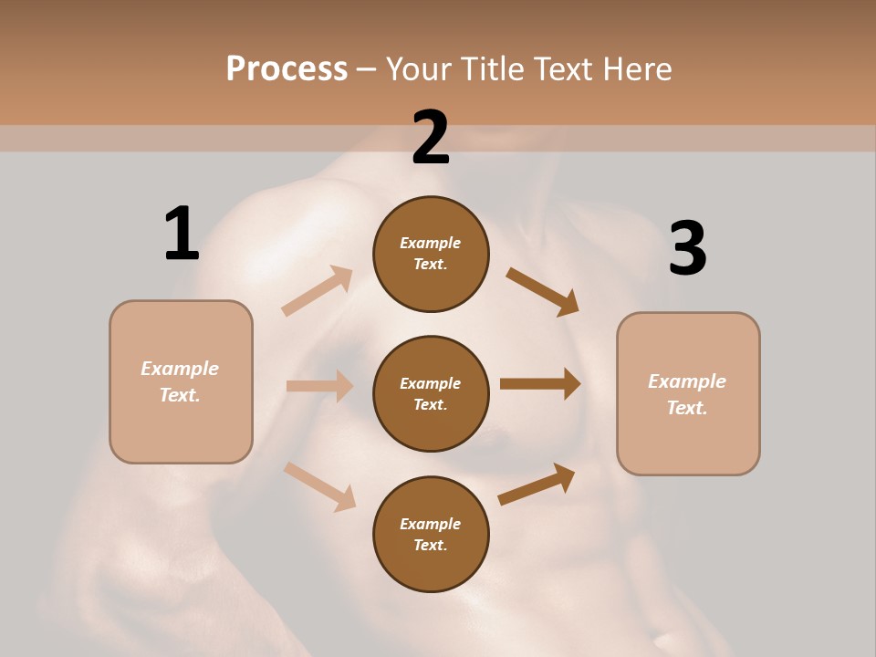 Bodybuilding Guy Power PowerPoint Template