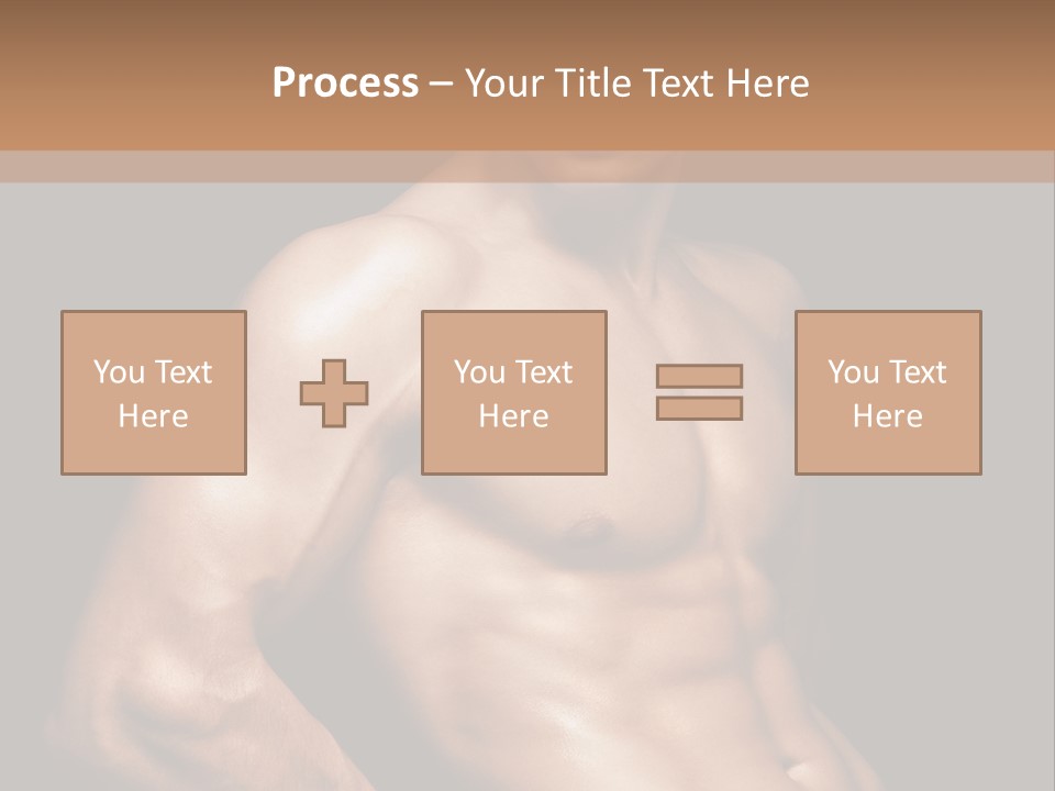Bodybuilding Guy Power PowerPoint Template