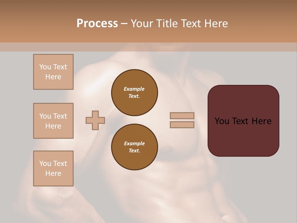 Bodybuilding Guy Power PowerPoint Template
