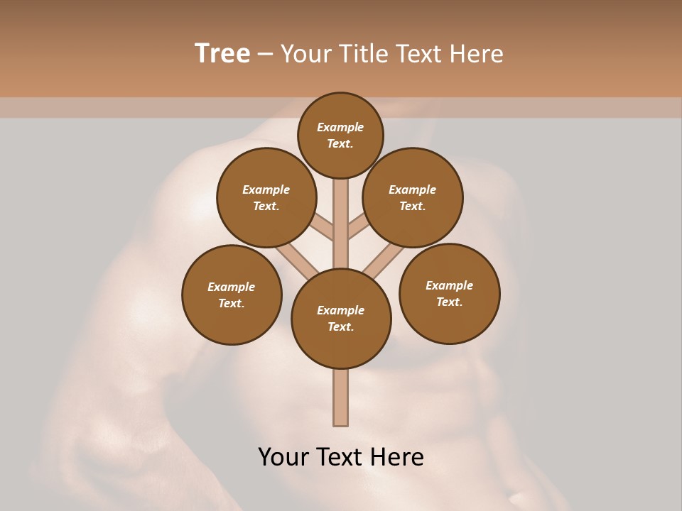 Bodybuilding Guy Power PowerPoint Template
