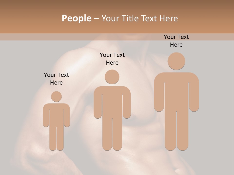 Bodybuilding Guy Power PowerPoint Template