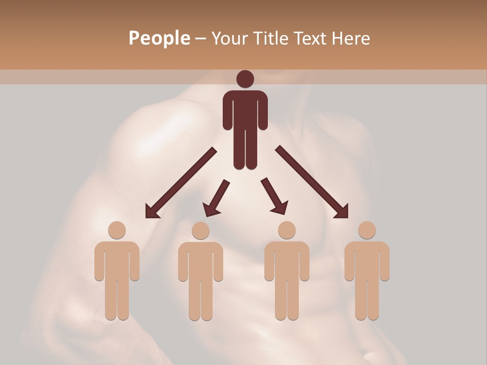 Bodybuilding Guy Power PowerPoint Template