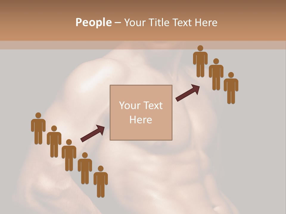 Bodybuilding Guy Power PowerPoint Template