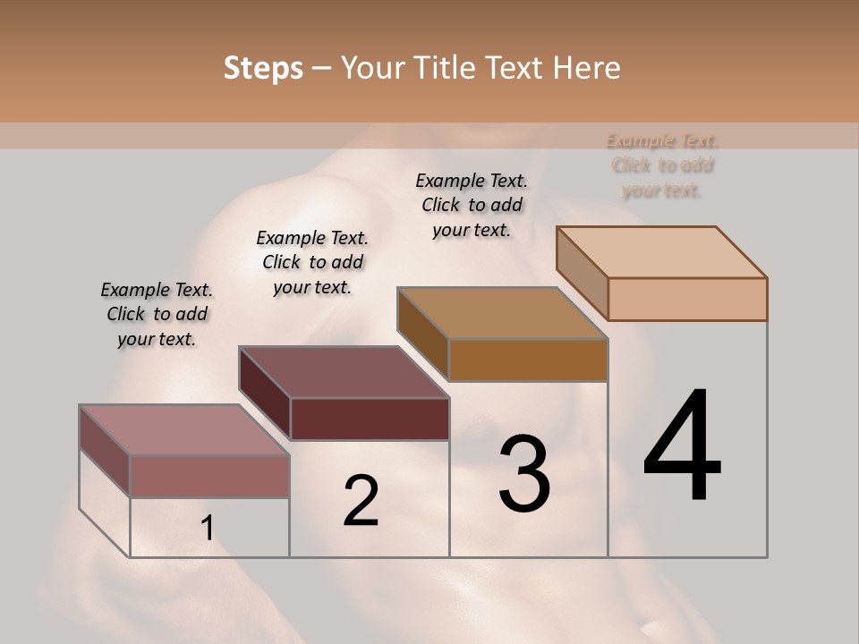 Bodybuilding Guy Power PowerPoint Template