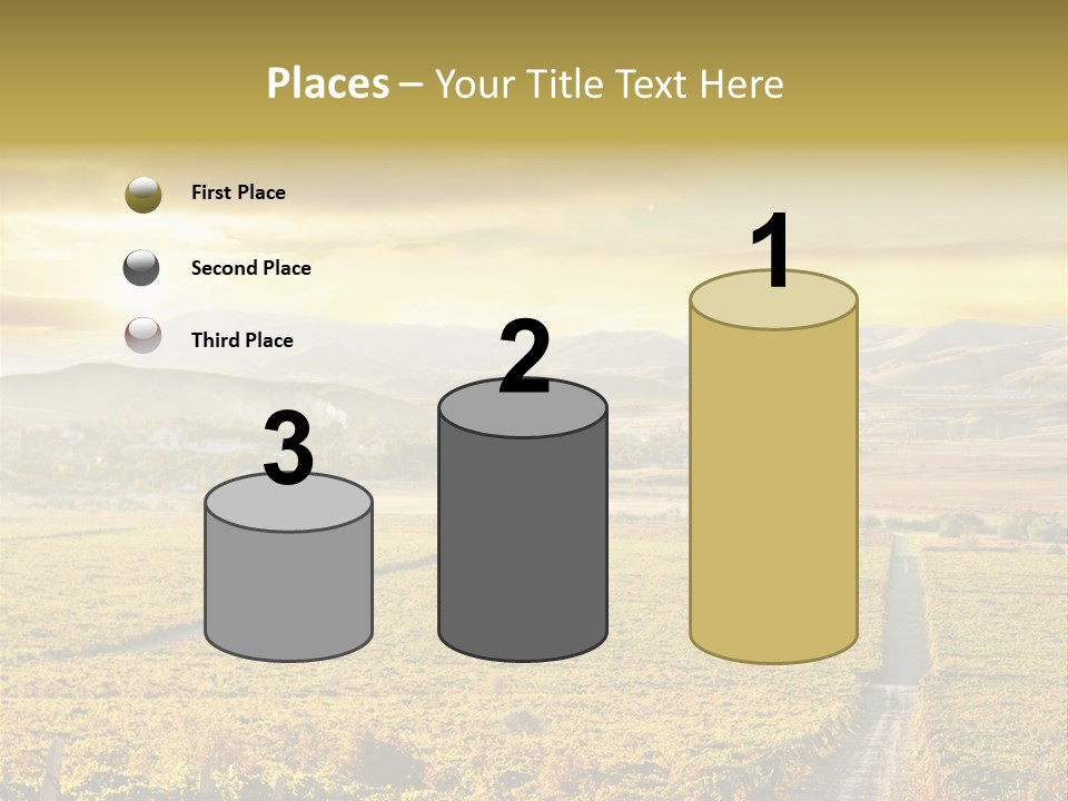 Pastoral Rural Fruit PowerPoint Template