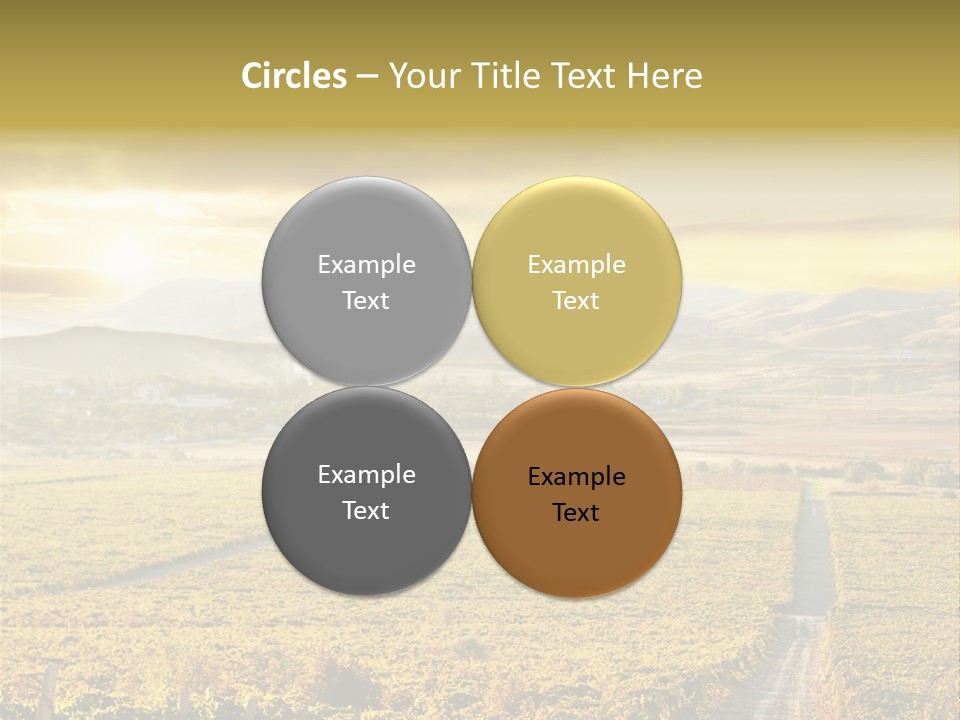 Pastoral Rural Fruit PowerPoint Template