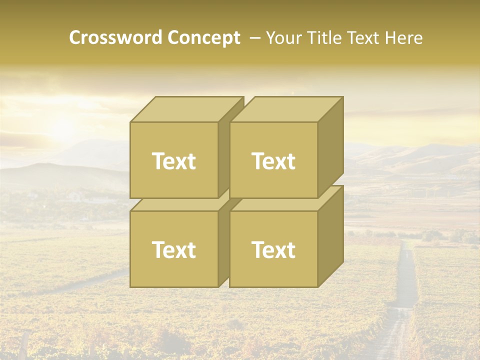 Pastoral Rural Fruit PowerPoint Template