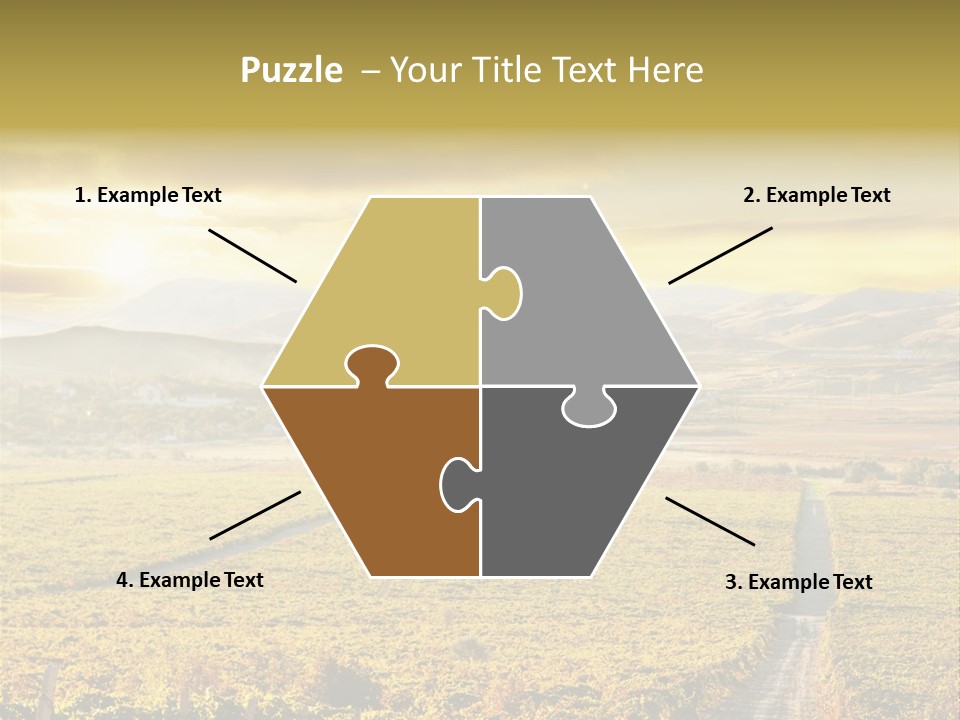 Pastoral Rural Fruit PowerPoint Template