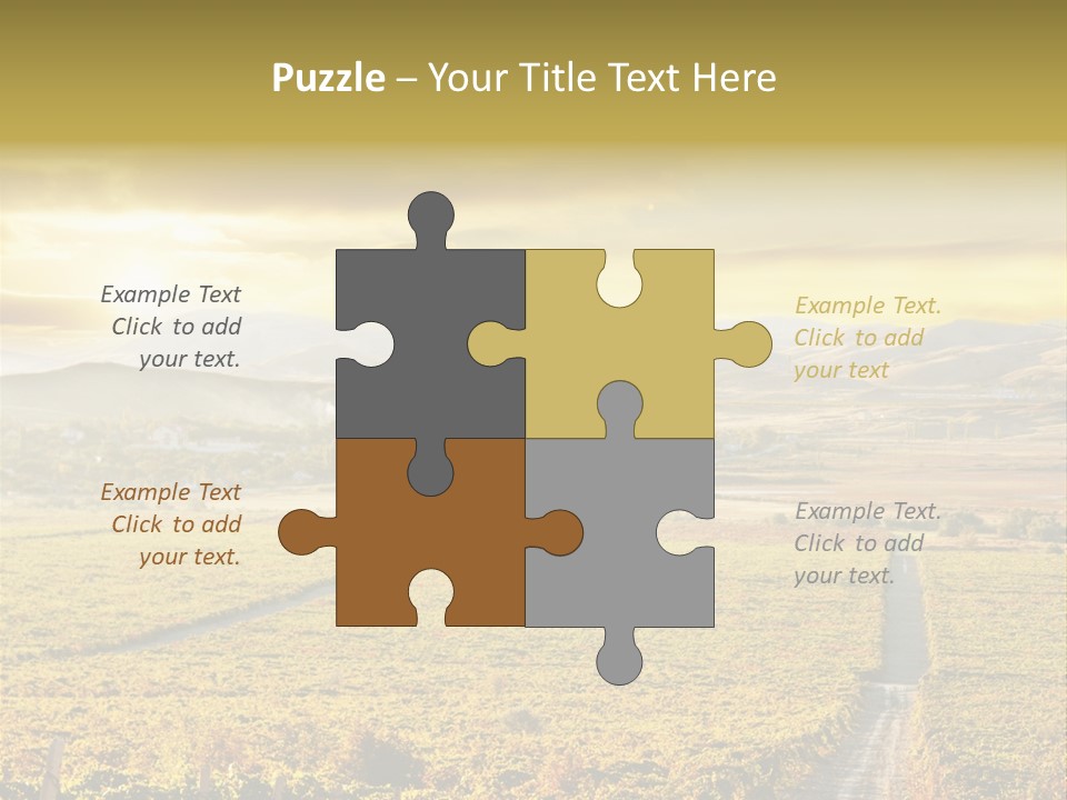 Pastoral Rural Fruit PowerPoint Template