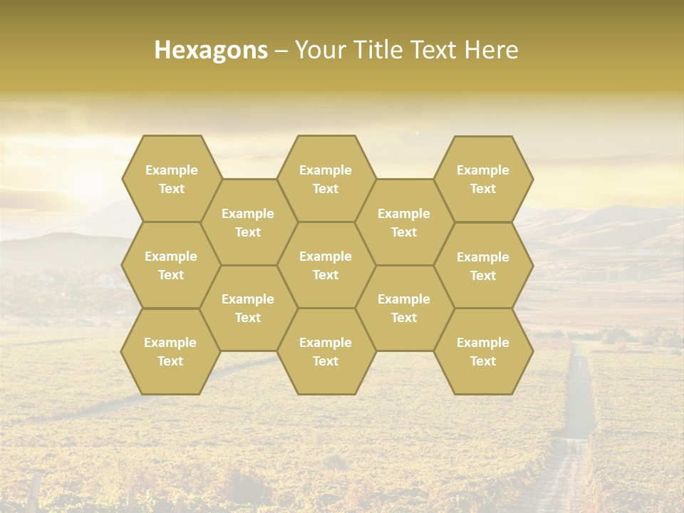 Pastoral Rural Fruit PowerPoint Template