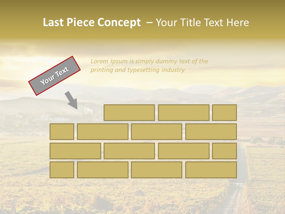 Pastoral Rural Fruit PowerPoint Template