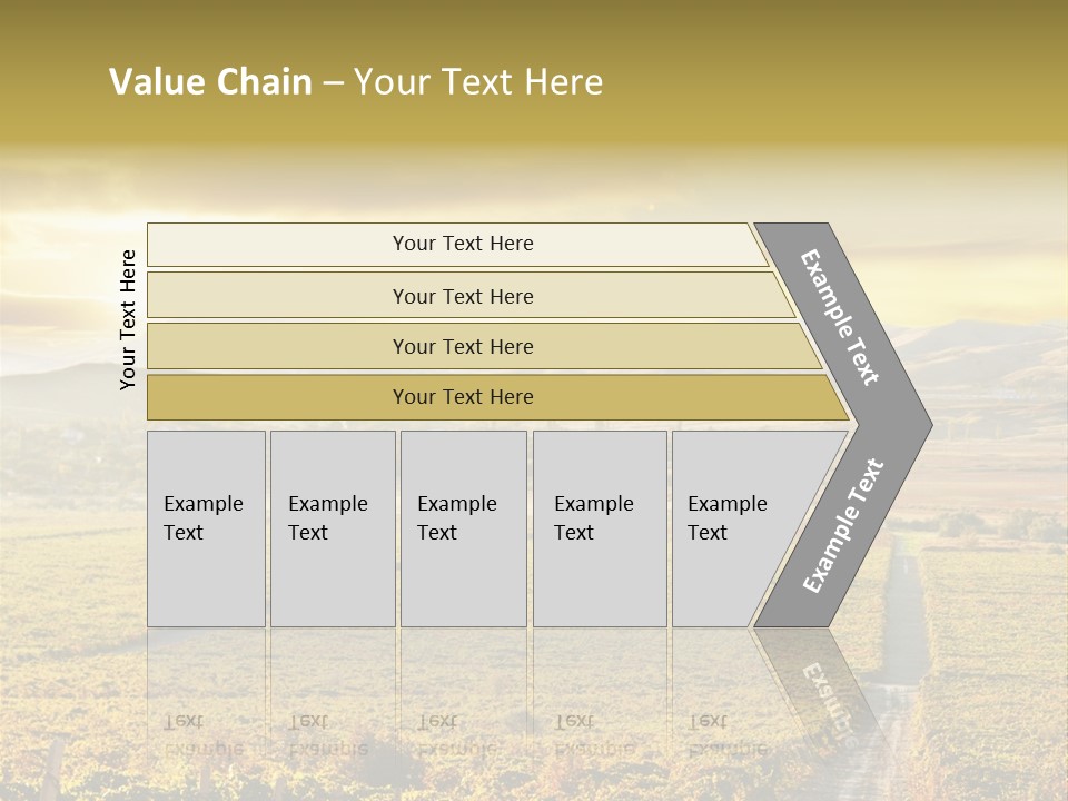 Pastoral Rural Fruit PowerPoint Template