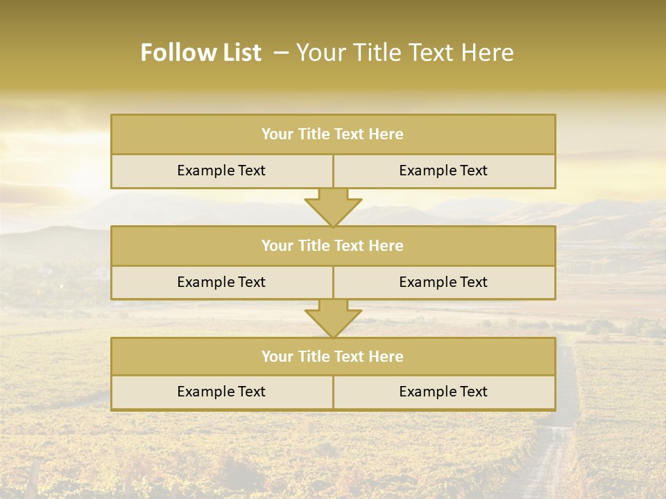 Pastoral Rural Fruit PowerPoint Template