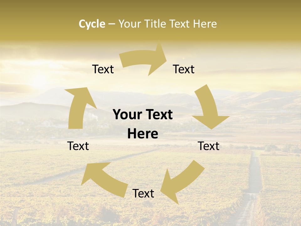Pastoral Rural Fruit PowerPoint Template