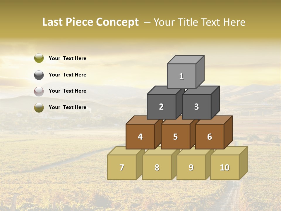 Pastoral Rural Fruit PowerPoint Template